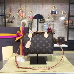 Replica Louis Vuitton Brown Monogram Multicolor Handle Speedy 20