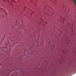 Replica Louis Vuitton Burgundy Embossed Monogram Speedy 30