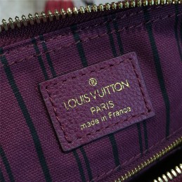 Replica Louis Vuitton Burgundy Embossed Monogram Speedy 30