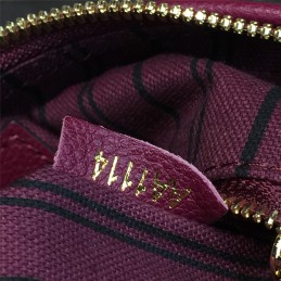 Replica Louis Vuitton Burgundy Embossed Monogram Speedy 30
