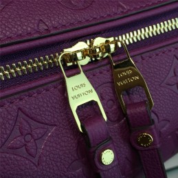 Replica Louis Vuitton Purple Embossed Monogram Speedy 30