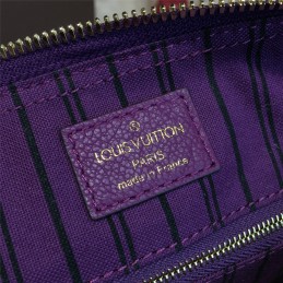 Replica Louis Vuitton Purple Embossed Monogram Speedy 30
