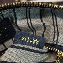 Replica Louis Vuitton Black Embossed Monogram Gold Lock Speedy 25