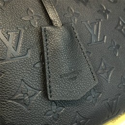 Replica Louis Vuitton Black Embossed Monogram Speedy 30