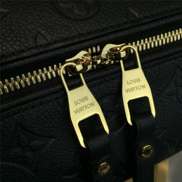 Replica Louis Vuitton Black Embossed Monogram Speedy 30
