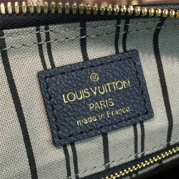 Replica Louis Vuitton Black Embossed Monogram Speedy 30