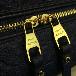 Replica Louis Vuitton Navy Embossed Monogram Speedy 25