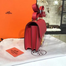 Replica Hermes Rouge Pink Constance 24 Gold Hardware Bag