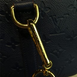 Replica Louis Vuitton Navy Embossed Monogram Speedy 30