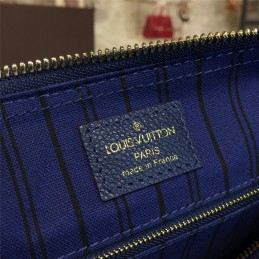 Replica Louis Vuitton Navy Embossed Monogram Speedy 30