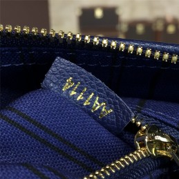 Replica Louis Vuitton Navy Embossed Monogram Speedy 30