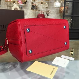 Replica Louis Vuitton Red Embossed Monogram Speedy 30