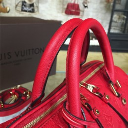 Replica Louis Vuitton Red Embossed Monogram Speedy 30