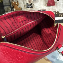 Replica Louis Vuitton Red Embossed Monogram Speedy 30