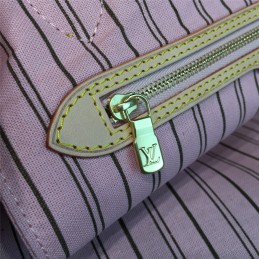 Replica Louis Vuitton Brown Monogram Pink Trim Neverfull MM