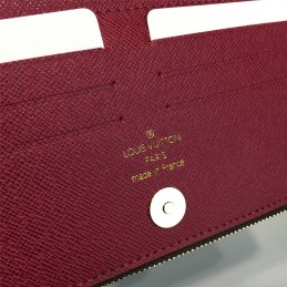 Replica Louis Vuitton Brown Monogram Burgundy Interior Adele Wallet