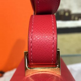 Replica Hermes Rouge Pink Constance 24 Gold Hardware Bag
