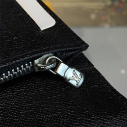 Replica Louis Vuitton Gray Damier Graphite Brazza Wallet