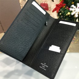 Replica Louis Vuitton Gray Damier Graphite Brazza Wallet