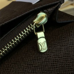 Replica Louis Vuitton Brown Damier Ebene Brazza Wallet