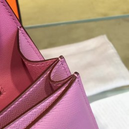 Replica Hermes Light Pink Constance 24 Gold Hardware Bag