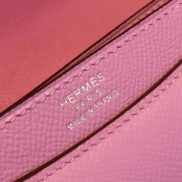 Replica Hermes Light Pink Constance 24 Gold Hardware Bag