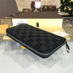 Replica Louis Vuitton Damier Graphite Zippy Organizer Wallet