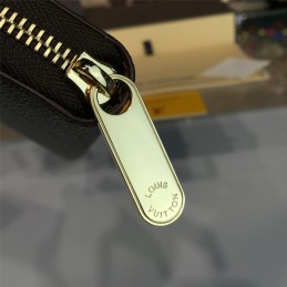 Replica Louis Vuitton Brown Monogram Zippy Organizer Wallet