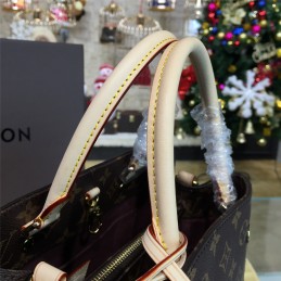 Replica Louis Vuitton Brown Monogram Beige Trim Montaigne BB