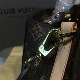 Replica Louis Vuitton Brown Monogram Beige Trim Montaigne BB