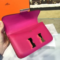 Replica Hermes Fuchsia Constance 24 Gold Hardware Bag