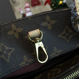 Replica Louis Vuitton Brown Monogram Beige Trim Montaigne BB