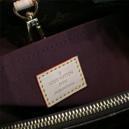 Replica Louis Vuitton Brown Monogram Beige Trim Montaigne BB