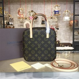 Replica Louis Vuitton Brown Monogram Beige Trim Nano Noe