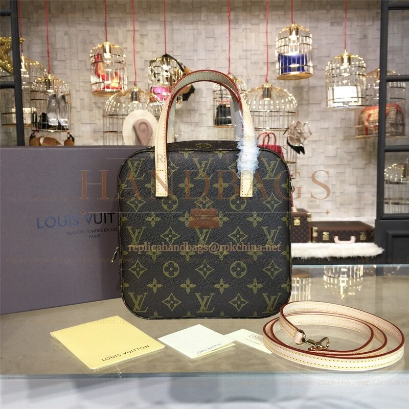 Replica Louis Vuitton Brown Monogram Beige Trim Nano Noe