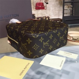 Replica Louis Vuitton Brown Monogram Beige Trim Nano Noe