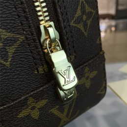 Replica Louis Vuitton Brown Monogram Beige Trim Nano Noe