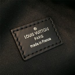 Replica Louis Vuitton Black Damier Graphite Silver Zip Josh Backpack