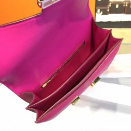 Replica Hermes Fuchsia Constance 24 Gold Hardware Bag
