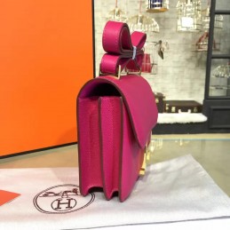 Replica Hermes Fuchsia Constance 24 Gold Hardware Bag