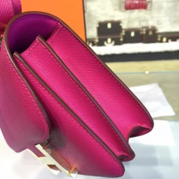 Replica Hermes Fuchsia Constance 24 Gold Hardware Bag