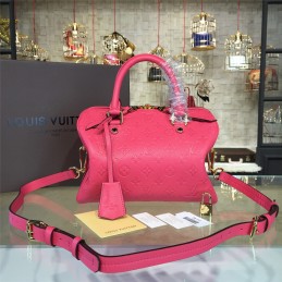 Replica Louis Vuitton Pink Embossed Monogram Speedy 25