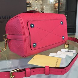 Replica Louis Vuitton Pink Embossed Monogram Speedy 25