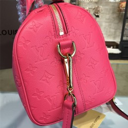 Replica Louis Vuitton Pink Embossed Monogram Speedy 25