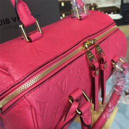 Replica Louis Vuitton Pink Embossed Monogram Speedy 25
