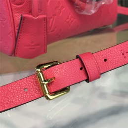 Replica Louis Vuitton Pink Embossed Monogram Speedy 25