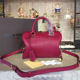 Replica Louis Vuitton Fuchsia Embossed Monogram Speedy 25