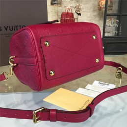 Replica Louis Vuitton Fuchsia Embossed Monogram Speedy 25