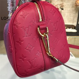Replica Louis Vuitton Fuchsia Embossed Monogram Speedy 25