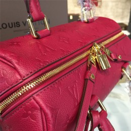 Replica Louis Vuitton Fuchsia Embossed Monogram Speedy 25